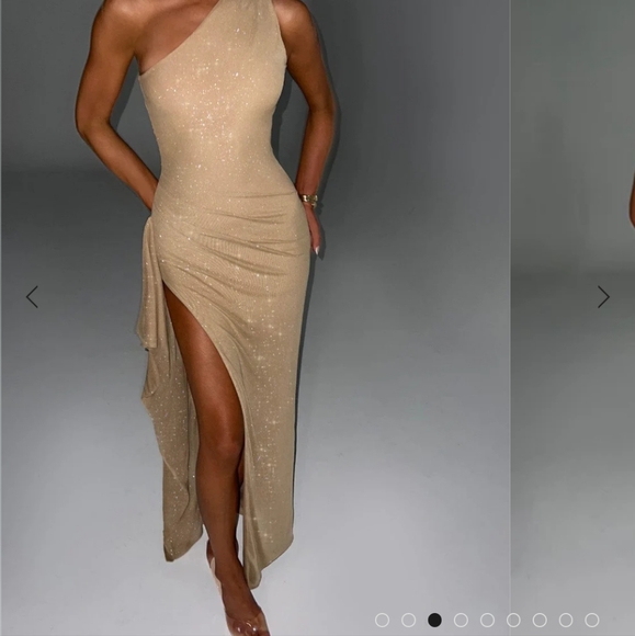 Babyboo gold shimmer dress - Picture 4 of 10